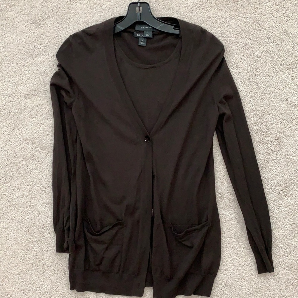 Cardigan and tank top